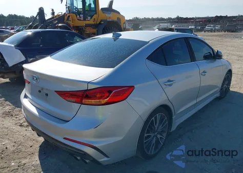 2018 Hyundai Elantra Sport from USA, damaged, VIN KMHD04LB9JU474878